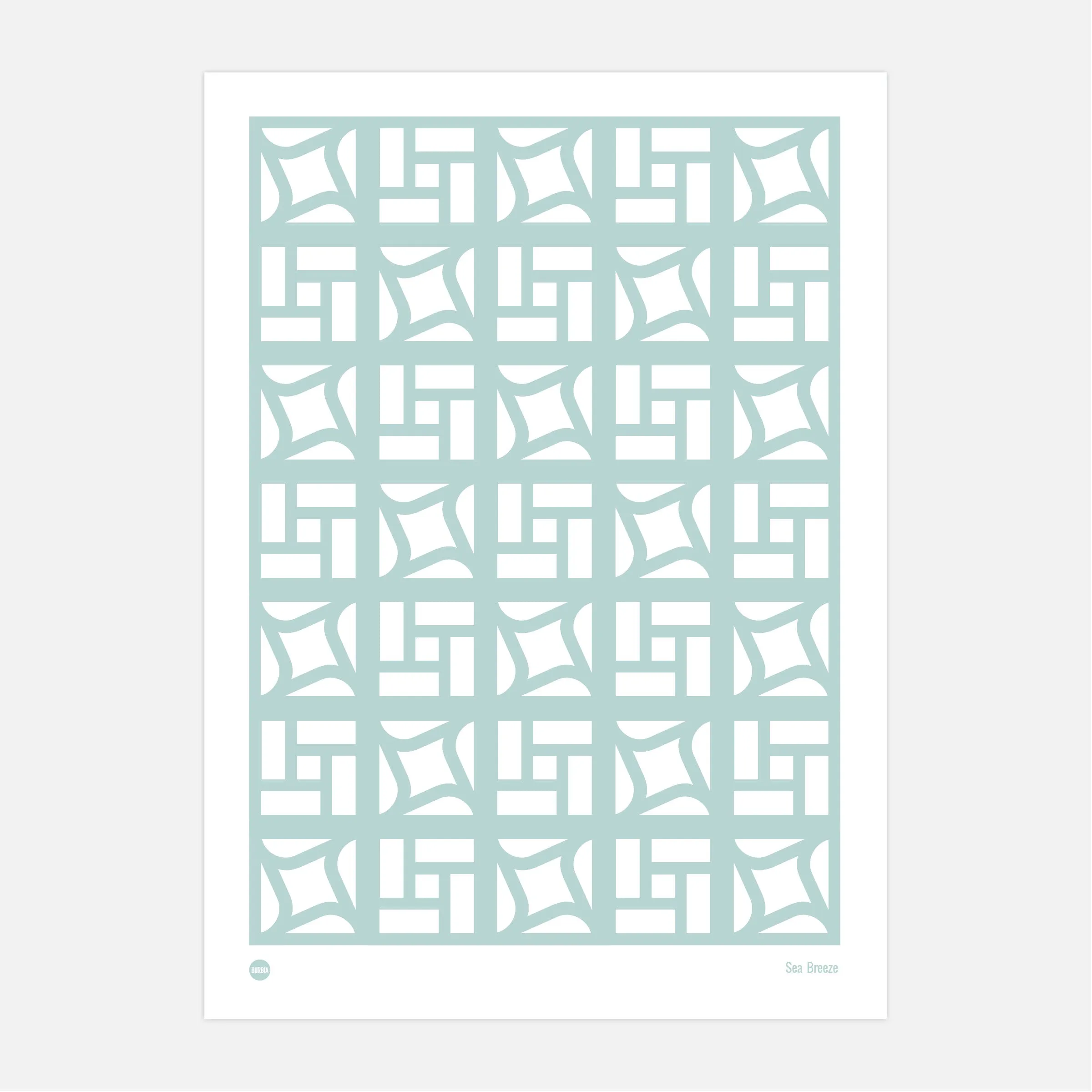 Sea Breeze Block Print