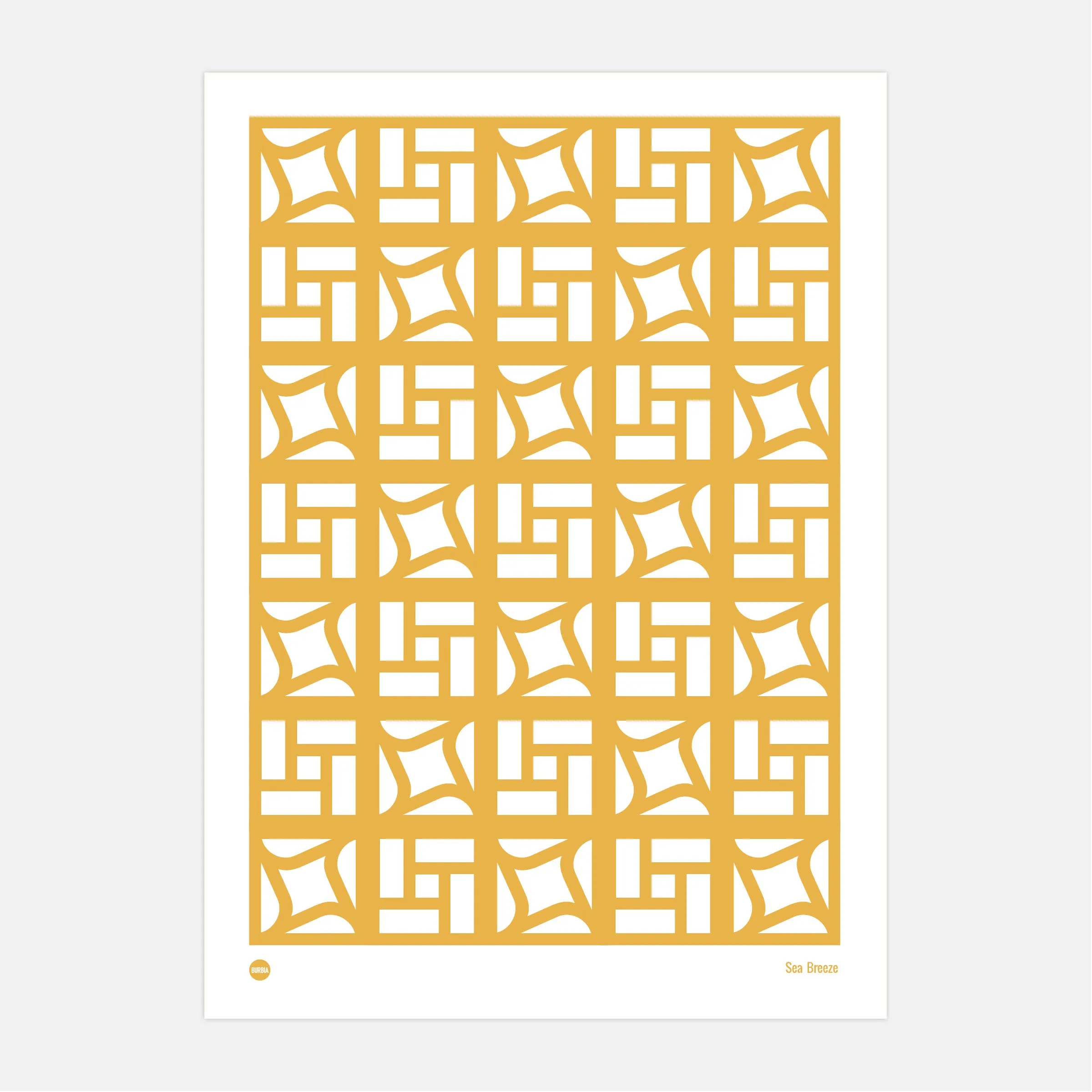 Sea Breeze Block Print