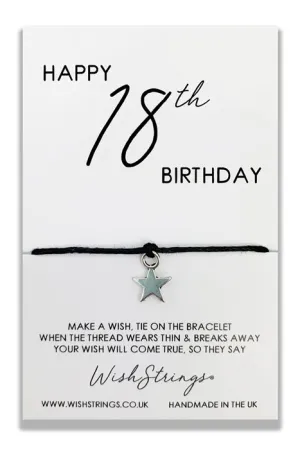 Wishstrings 18th Birthday Bracelet