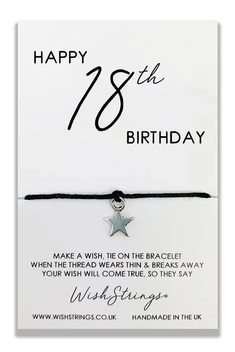 Wishstrings 18th Birthday Bracelet