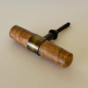 Wood T-Bar Handles Cabinet Knobs Furniture Pulls Rustic 3-Inch