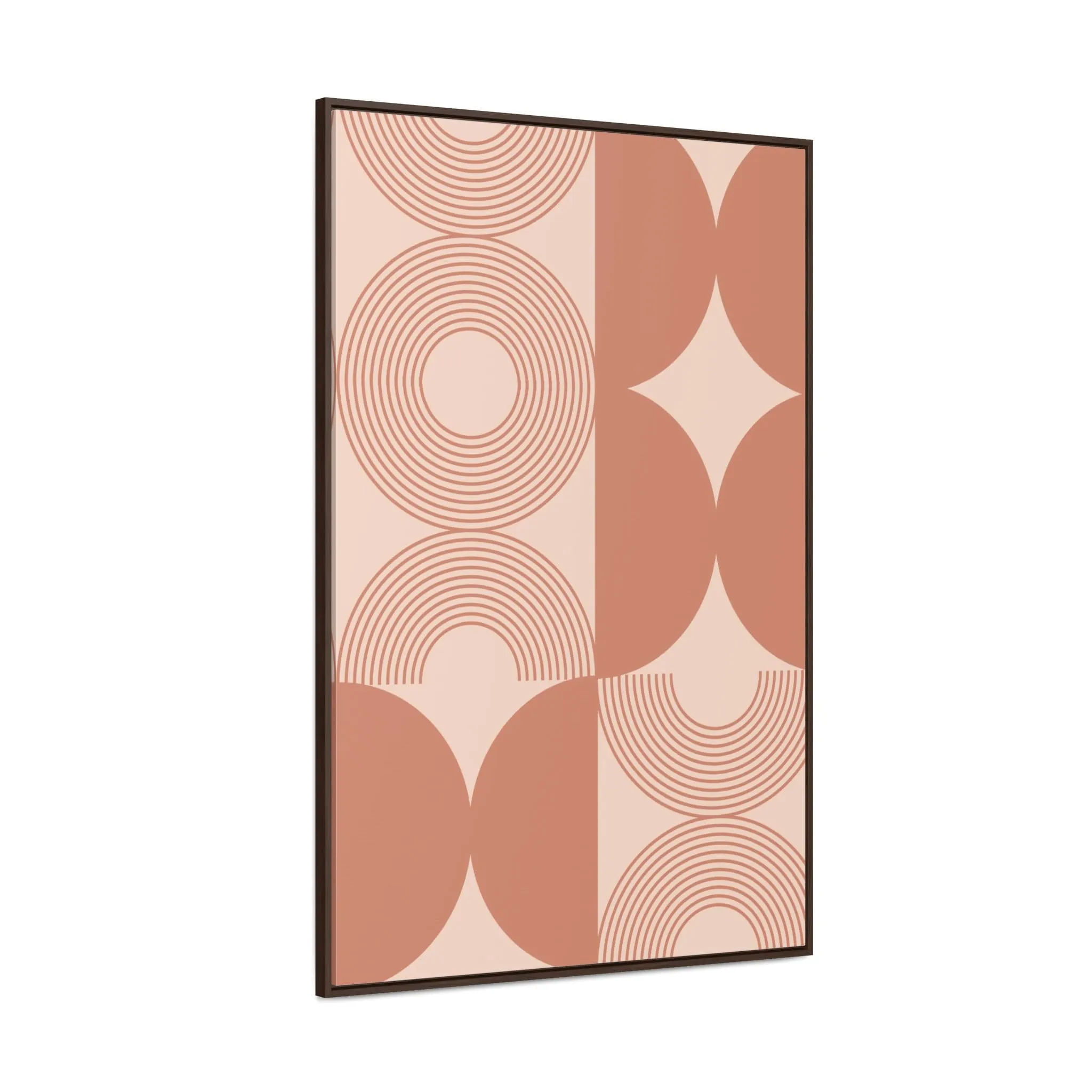 XL Pink Boho Framed Canvas Art