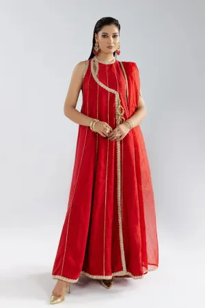 Zivah - Elysian Luxury Pret - Poppy Red-0064