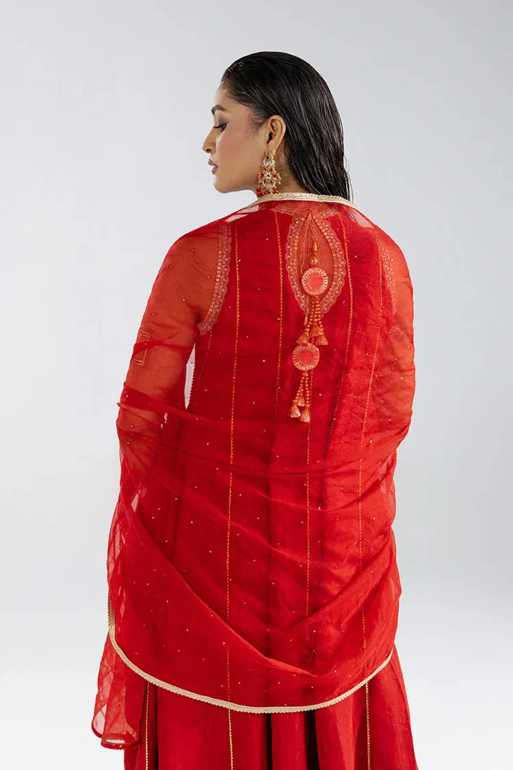 Zivah - Elysian Luxury Pret - Poppy Red-0064